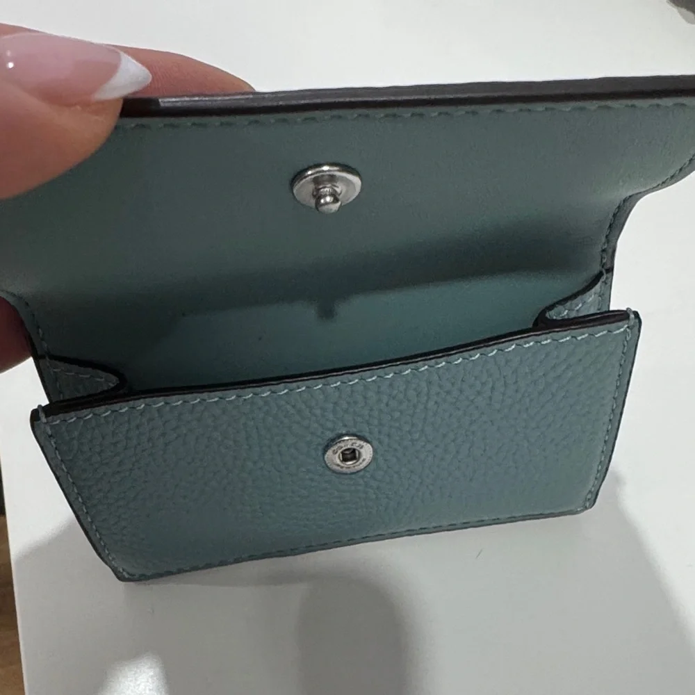 Coach Blue Leather Phone Holster - Picture 4 of 5